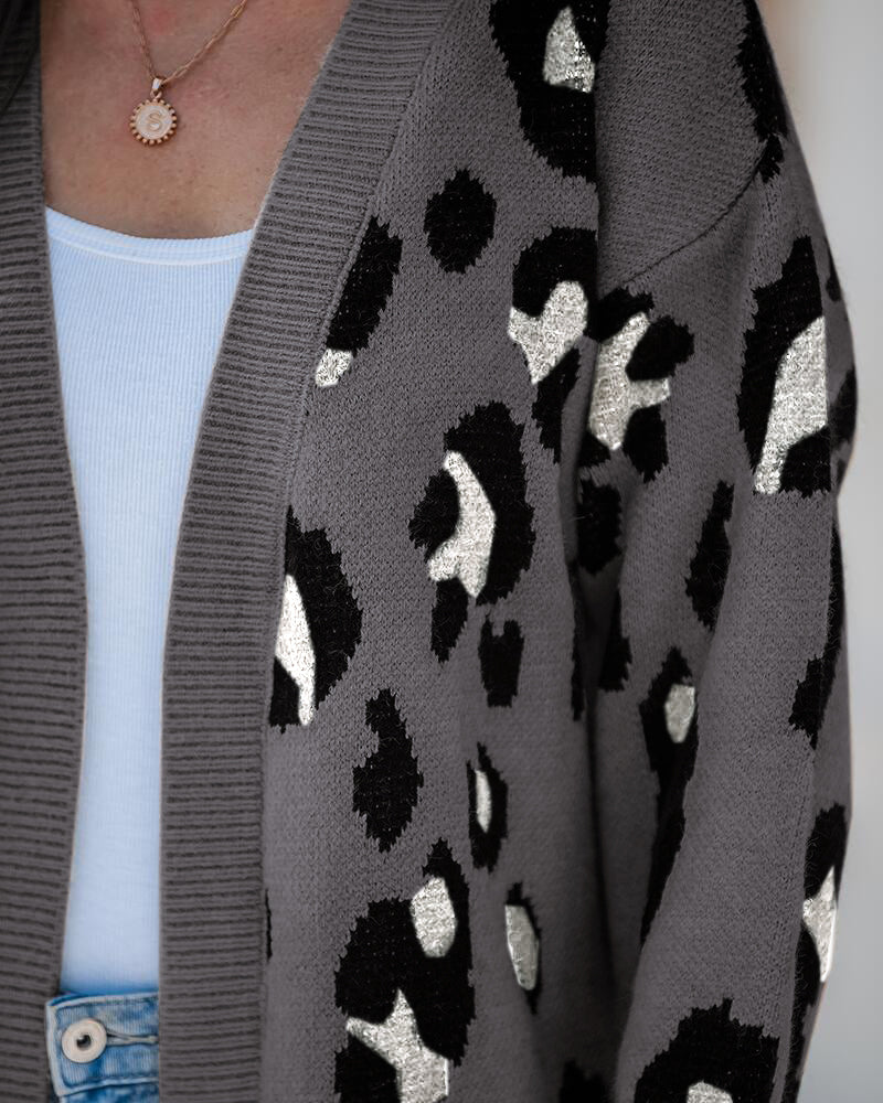 Leopard Cardigan — Noélla Montréal
