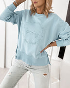 Slit Sweatshirt