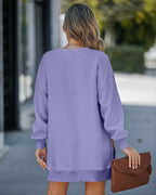 Drop-Shoulder Slit Zip Sweatshirt — Noélla Montréal