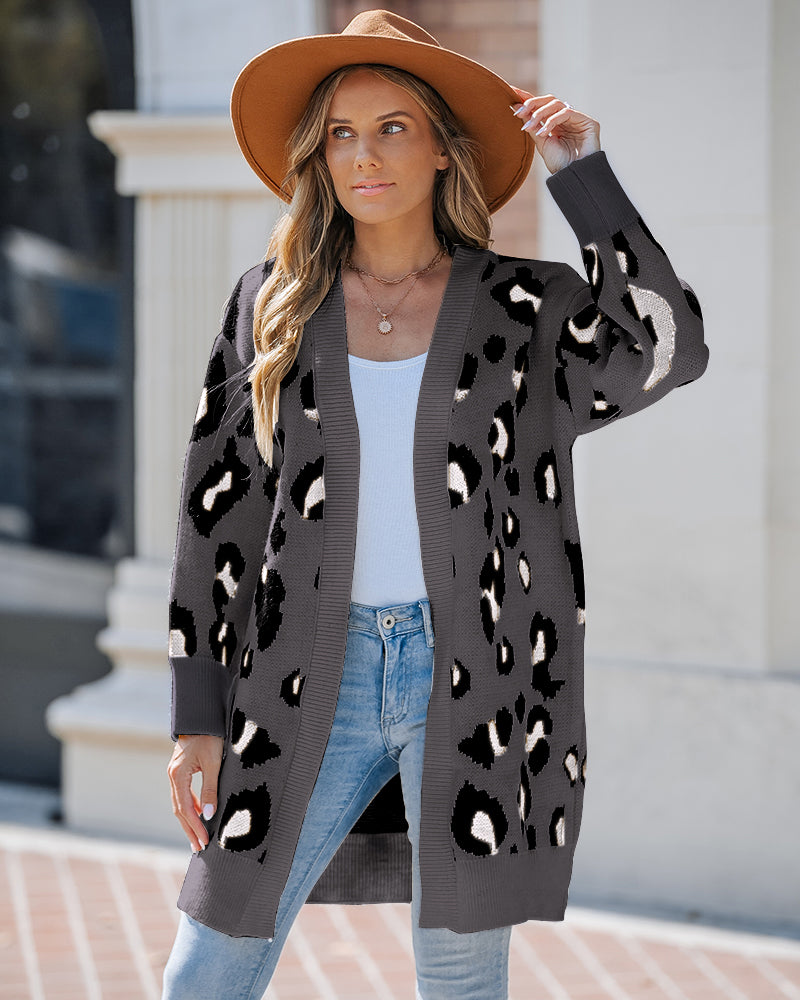 Leopard Cardigan — Noélla Montréal