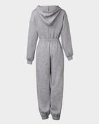 Hooded Pocket Jumpsuit