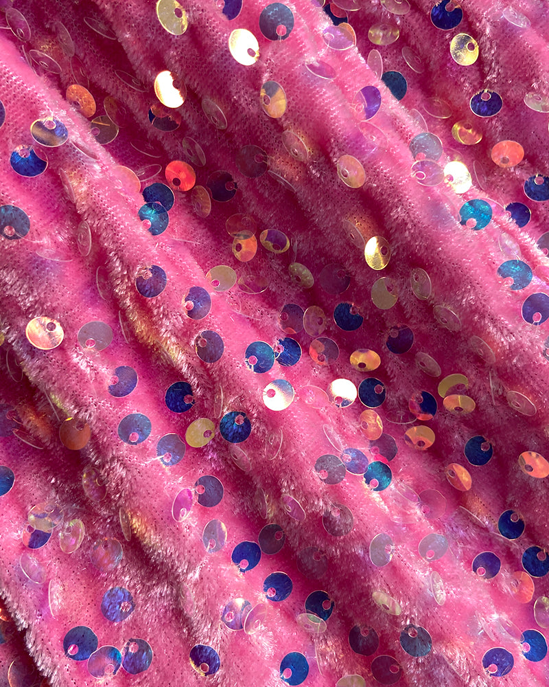 Heart Sequin Contrast Top