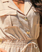 Drawstring Pocket Jumpsuit