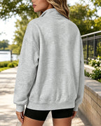 Half-Zip Pocket Sweatshirt