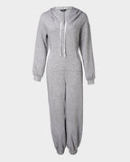 Hooded Pocket Jumpsuit