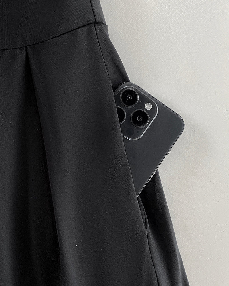Off-Shoulder Ruched Wide-Leg Jumpsuit