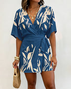 V-Neck Wrap Romper