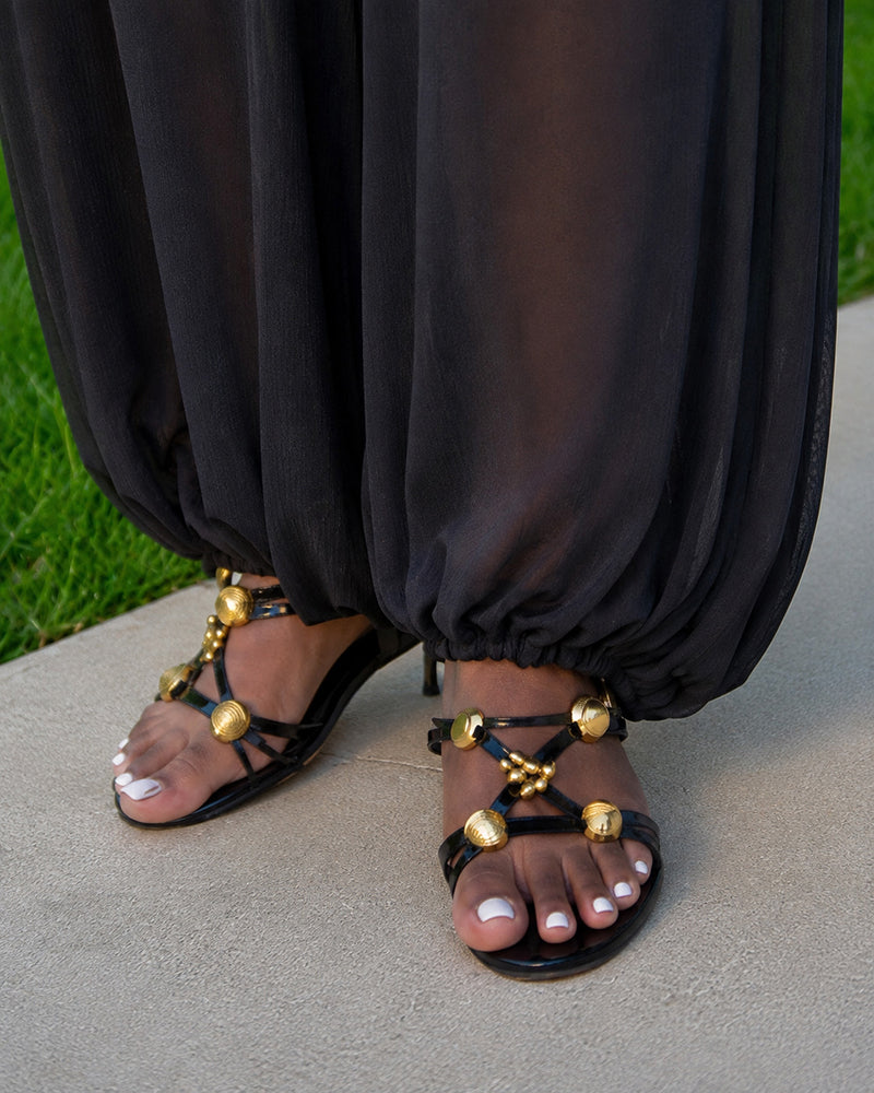 Chiffon Off-Shoulder Jumpsuit