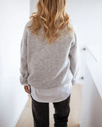V-Neck Drop-Shoulder Sweater — Noélla Montréal