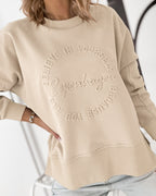 Slit Sweatshirt