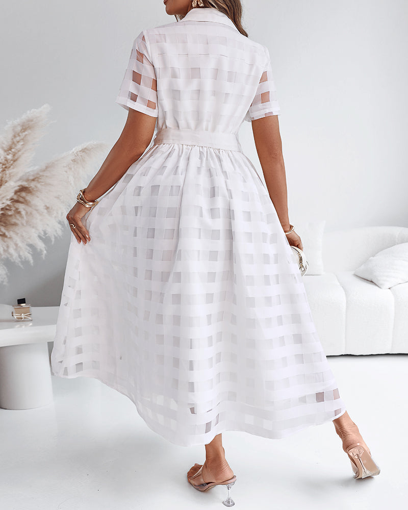 Plaid Maxi Dress