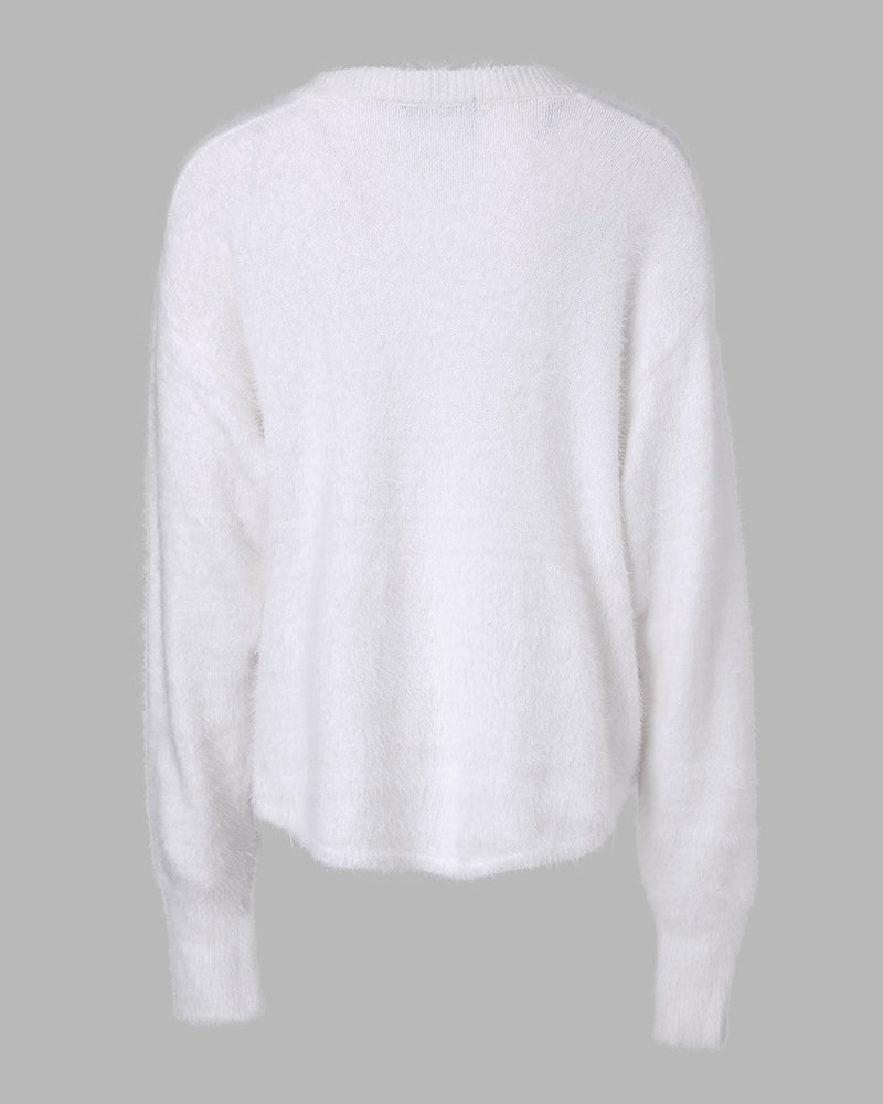 Beaded V-Neck Sweater