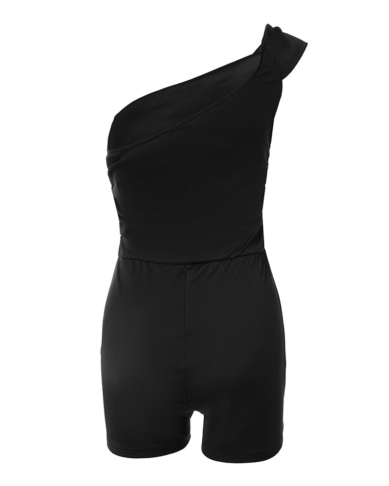One-Shoulder Romper
