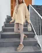 Slit Sweatshirt