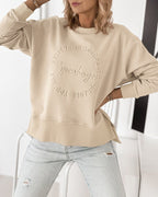 Slit Sweatshirt