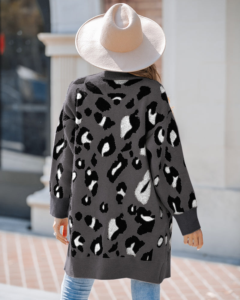Leopard Cardigan — Noélla Montréal