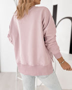 Slit Sweatshirt