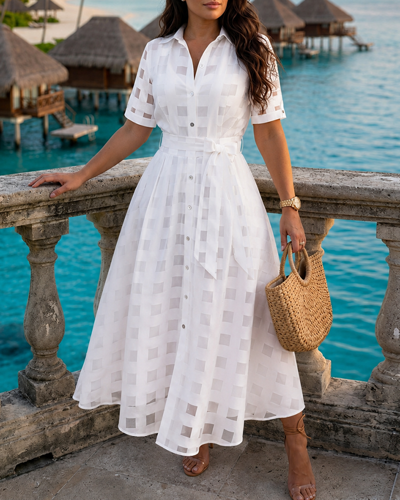 Plaid Maxi Dress