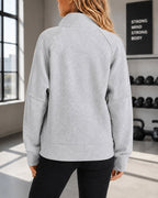 Half-Zip Pocket Sweatshirt