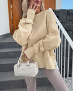 Slit Sweatshirt
