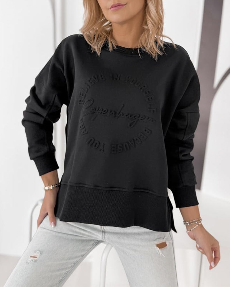 Slit Sweatshirt