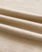 Lantern-Sleeve V-Neck Scallop-Trim Sweater — Noélla Montréal