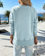 Slit Sweatshirt