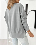 Slit Sweatshirt