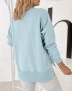 Slit Sweatshirt