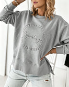 Slit Sweatshirt
