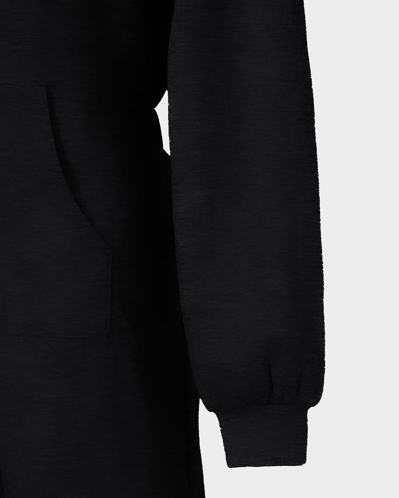 Hooded Pocket Jumpsuit