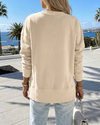 Slit Sweatshirt
