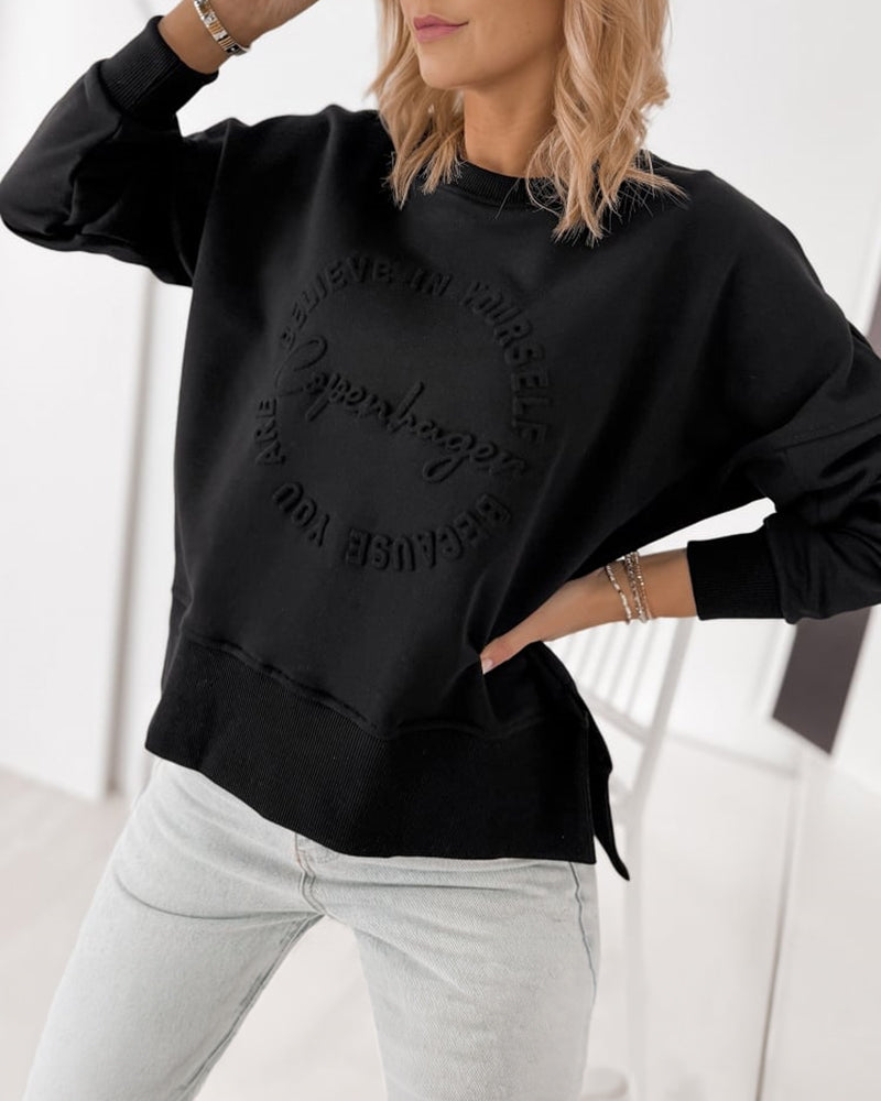 Slit Sweatshirt