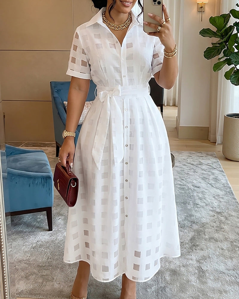 Plaid Maxi Dress