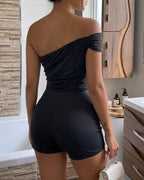 One-Shoulder Romper
