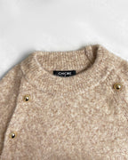 Mock-Neck Slit Sweater — Noélla Montréal